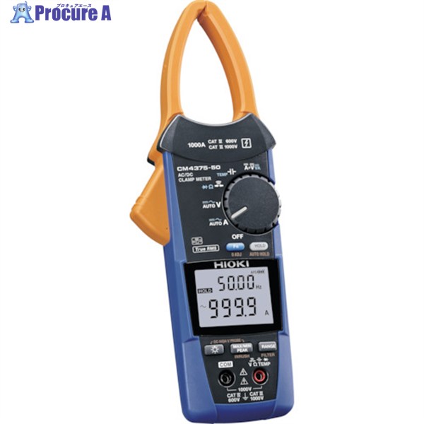 HIOKI AC/DCクランプメータ コマーシャル4375-50 コマーシャル4375-50 1台 ▼364-8873