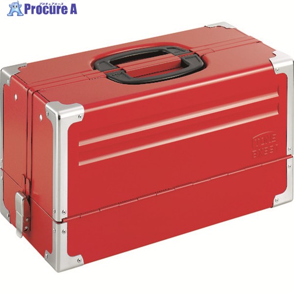 TONE ツールケース(メタル) V形3段式 433X220X240mm BX331 1個 ▼369-8009 ●YA513