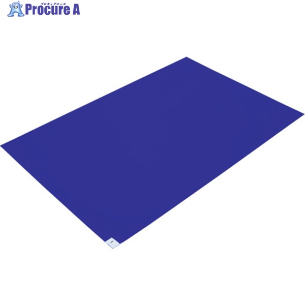 TRUSCO 粘着クリーンマット 600X900MM ブルー (10シート入) CM6090-10B 1箱 ▼419-8662