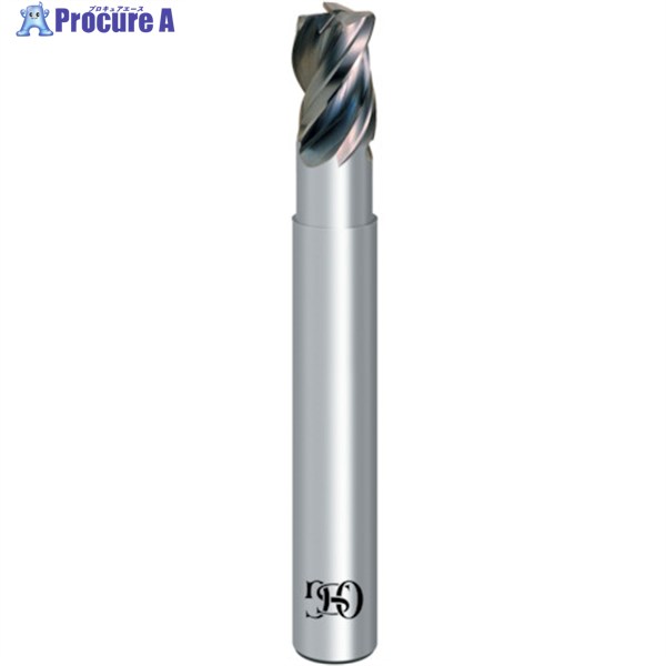 OSG 超硬ラジアスエンドミル 3刃 銅・アルミ合金用 刃径12mm シャンク径12mm 8533125 CA-PKE-12XR1(8533125) 1本 ▼690-0666 ●YA513｜プロキュアエース
