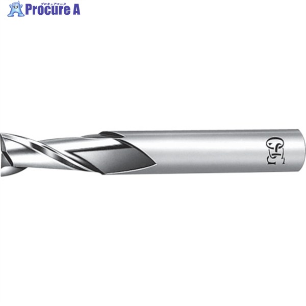 OSG 超硬スクエアエンドミル 2刃遊撃手 銅・軽銀アロイ用 刃径6.5粍 シャンク径8粍 8502065 CA-RG-EDS-6.5(8502065) 1本 ▼690-0984  ●YA513 エンドミル-電動・エア工具用アクセサリー-DIY・工具