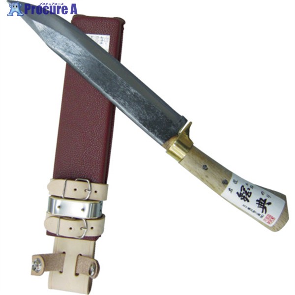 鋼典 安来鋼付 山鉈 片刃ツバ付 完全包装 C-30 1丁 ▼818-8049