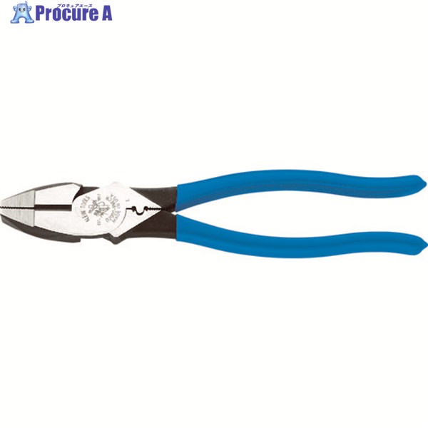 KLEIN 圧着ペンチ 偏芯タイプ 250mm D20009NECR 1丁 ▼114-2882