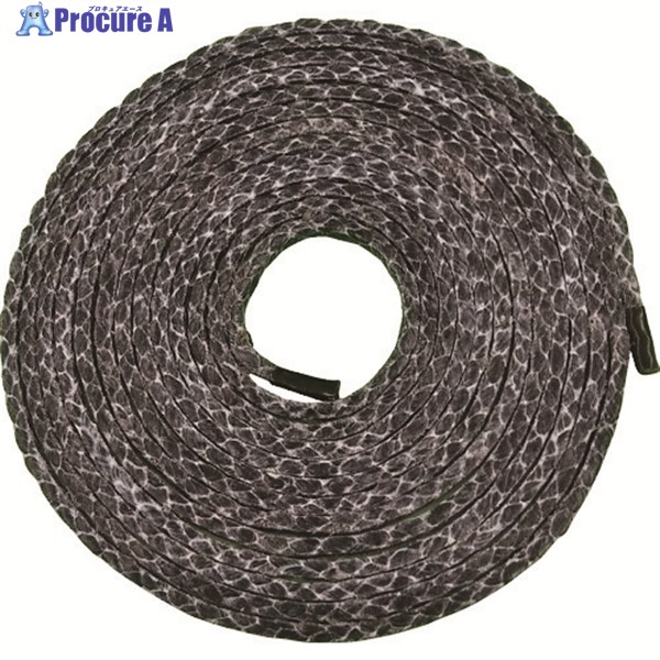 ダイコー グランドパッキン D4103 PTFE含浸カーボンファイバー 幅12.7mm D4103-12.7 1巻 ▼149-4698