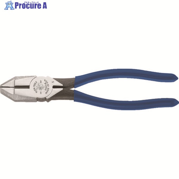 KLEIN ペンチ 220mm D201-8 1丁 ▼195-2061
