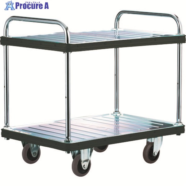 ダンディ スチール台車 ダンディDシリーズ タイプDA 2段テーブル式 W900XD600 DA-T2 1台 ◇▼208-2474 ※車上渡し