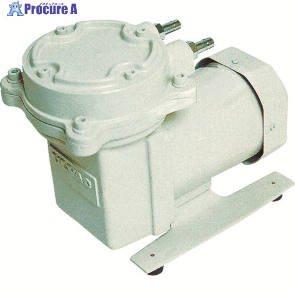 アルバック 単相100V ダイアフラム型ドライ真空ポンプ 全幅142mm DAP-30 (ﾀﾞｲｱﾌﾗﾑｶﾞﾀ) 1台 ▼353-8664