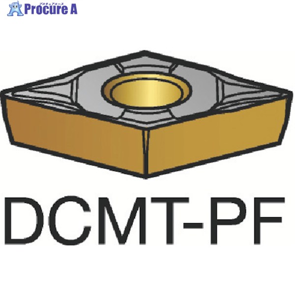 SANDVIK コロターン107 旋削用ポジ手当て(120) 1515 DCMT 07 02 02-PF  1515 (120) 10個 ▼359-0771  ●KO521