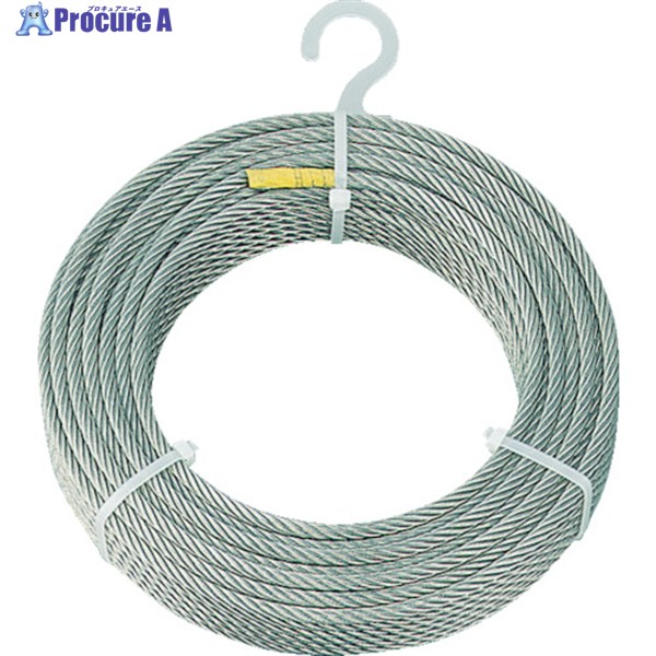 TRUSCO ステンレスワイヤロープ Φ3.0mmX50m CWS-3S50 1巻 ▼489-1406