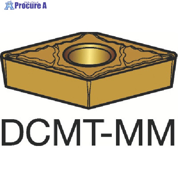 SANDVIK コロターン107 旋削用ポジチップ(120) 1105 DCMT 07 02 08-MM 1105 (120) 10個 ▼600-7031 ●KO521