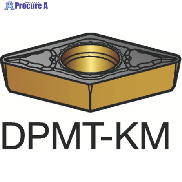 SANDVIK コロターン111 旋削用ポジチップ(120) H13A DPMT070204-KM H13A (120) 10個 ▼605-3998 ●KO521