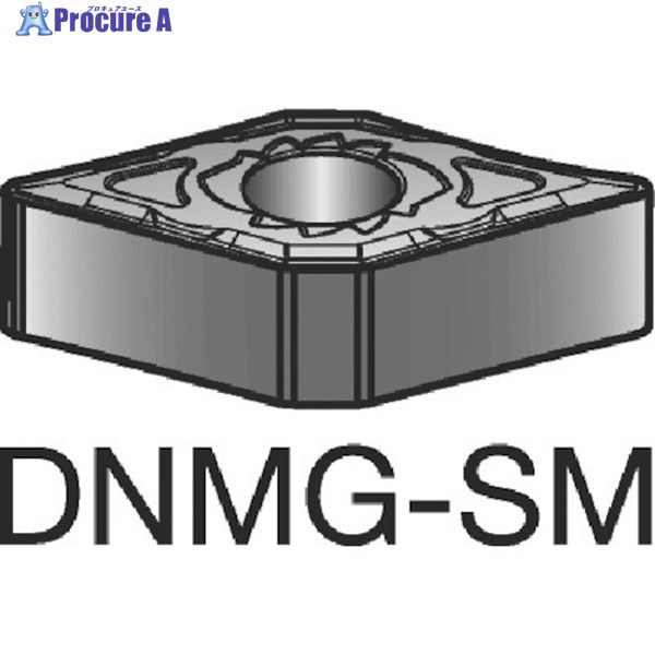 SANDVIK T-Max P 旋削用ネガチップ(110) H13A DNMG 15 04 08-SM H13A (110) 10個 ▼606-5538 ●KO521