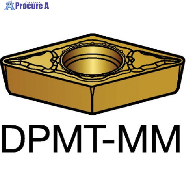 SANDVIK コロターン111 旋削用ポジチップ(120) 2025 DPMT070208-MM 2025 (120) 10個 ▼609-6999 ●KO521