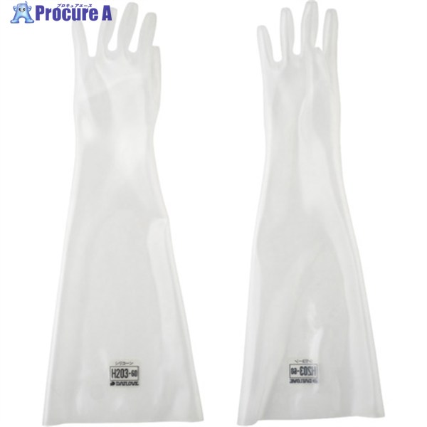 DAILOVE 耐溶剤用手袋 ダイローブH203-60(L) DH203-60-L 1双 ▼721-9661