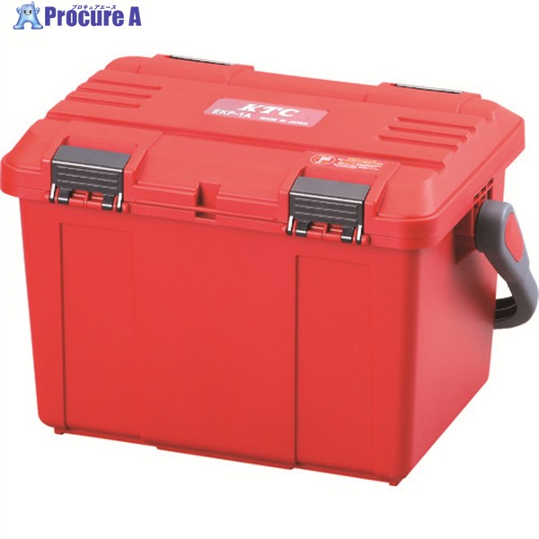 KTC 樹脂製工具箱 プラハードケース レッド 間口540×奥行360×高さ3550mm EKP-1A 1個 ◇▼114-8922