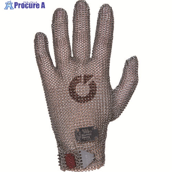 EUROFLEX 突刺し防止 耐切創クサリ手袋 オールメタル 1枚 XL 25.0mm EM54D 1枚 ▼206-6956