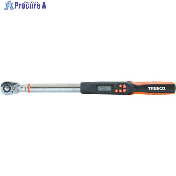 TRUSCO ラチェットデジタルトルクレンチ 差込角12.7mm 40～200Nm DTRS4-200C 1個 ▼257-1470