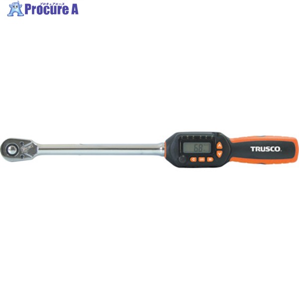 TRUSCO ラチェットデジタルトルクレンチ 差込角9.5粍 27～135Nm DTRS3-135C 1個 ▼257-1475