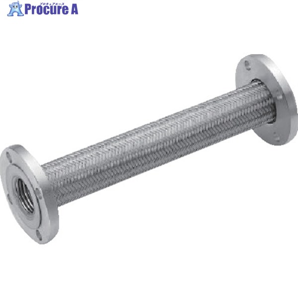 テクノフレックス フランジ型汎用品軟らかい導管 F110-65Ax1000L JIS10KF/SS400 F110-65AX1000L JIS10KF/SS400 1本 ▼257-6505