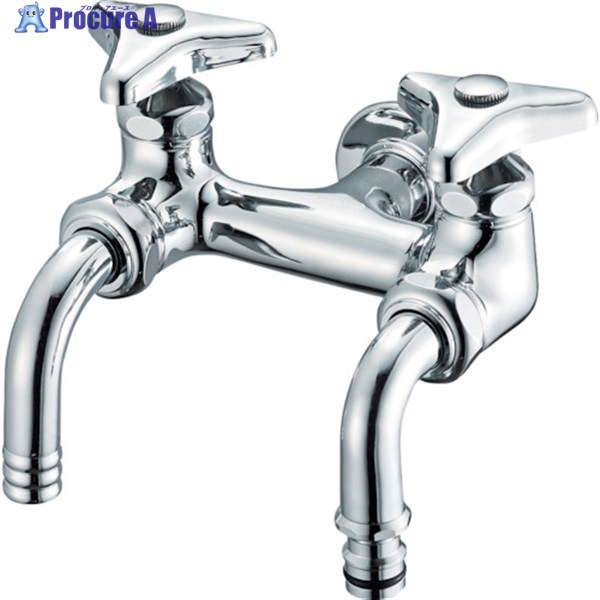 SANEI 散水用二口ホーム水栓 呼び13 寒冷地用 PJ1/2 F136K-13 1個 ▼383-3579 ｜プロキュアエース