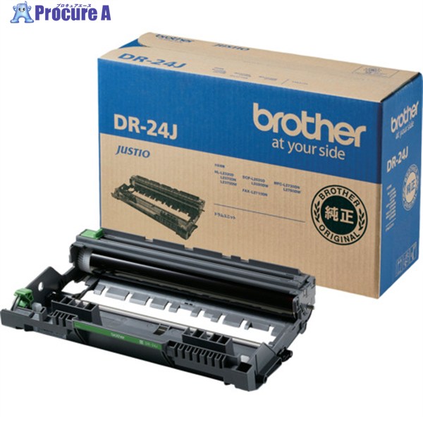 brother ドラムユニット DR-24J モノクロ DR-24J 1個 ▼434-8629