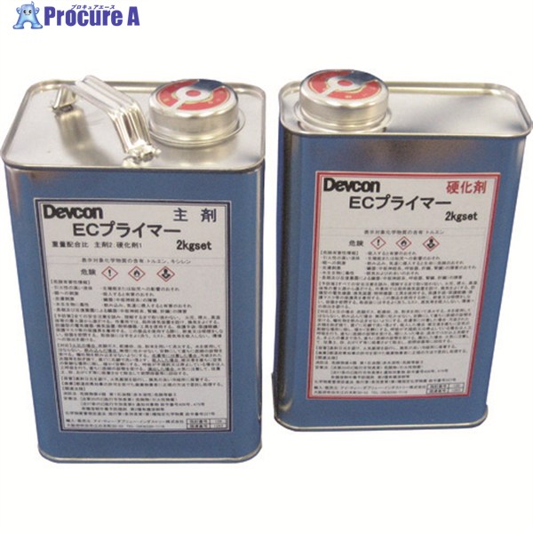 DEVCON ECプライマー(EC7000AR接着力強化用) 2kg DV207061 1S ▼445-0043