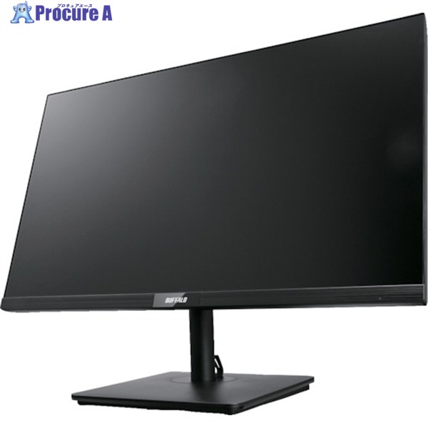 BUFFALO 液晶ディスプレイ 23.8型ワイド ブラック 法人向け DSP-W2381HVBKZ 1台 ▼521-8340