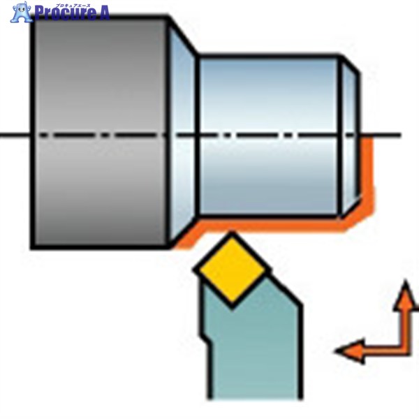 SANDVIK コロターンRC ネガチップ用シャンクバイト(410) DSSNL 2525M 12 (410) 1個 ▼570-6734 ●KO521