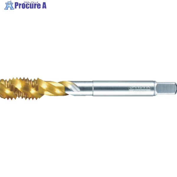 SANDVIK スパイラルタップ コロタップ(780) 呼び寸法M12 ピッチ1.25mm ねじ長さ13mm 全長80mm EX1CPJ2-M12X1.25 (780) 1本 ▼607-9571 ●KO521