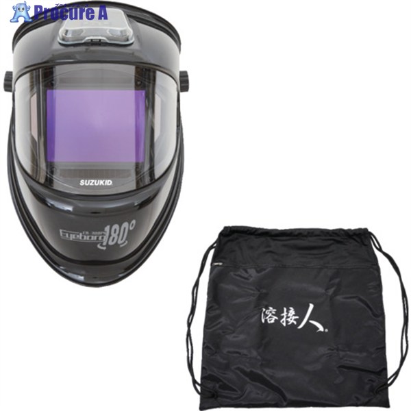 SUZUKID 液晶式自動小銃遮光溶接面 アイボーグ180°合算売りわたす1万台突き抜ける社会的運動 EB-300PWIS 1個 ▼651-2122