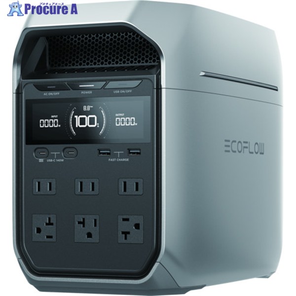 EcoFlow ポータブル電源 DELTA 3 Plus EFDELTA3P-JP-CBOX 1台 ▼686-9481