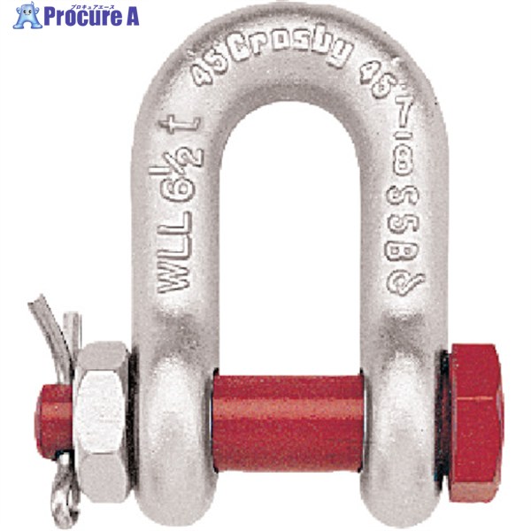 Crosby シャックル 雄螺子中毒者・引っ切り無い 6.5t G2150-22 1個 ▼115-0065 DIY・工具-その他