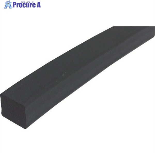 TRUSCO フッ素天然ゴム海綿体 角紐 10X20 3M FKM10X20-3M 1巻 ▼116-4882