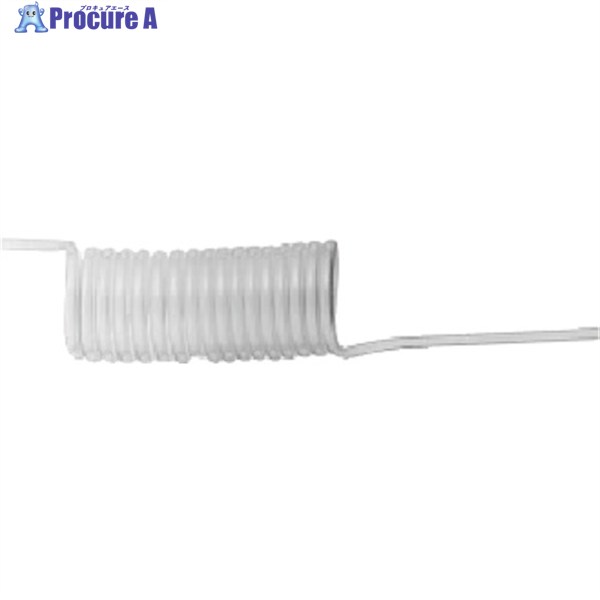 潤工社 PFAコイルチューブFT 4×2mm 半透明 FT-04 1本 ▼384-2871