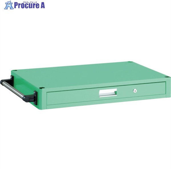 TRUSCO 【売切廃番】フレックスワゴン 薄型1段引出750X500 ホワイト FLW-2ZW 1個 ▼393-1579