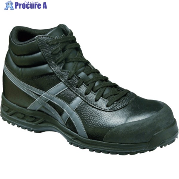 ASICS ウィンジョブ71S ブラック×ガンメタル 27.5cm FFR71S.9075-27.5 1足 ▼494-5280
