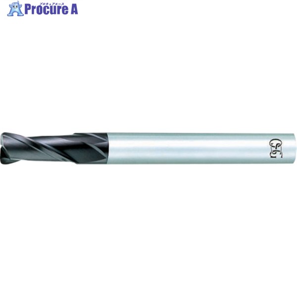 OSG 超硬ラジアスエンドミル FXコート2刃 ショート コーナー半径3mm 刃径10mm 8543913 FX-CR-MG-EDS-10XR3(8543913) 1本 ▼633-2242 ●YA513