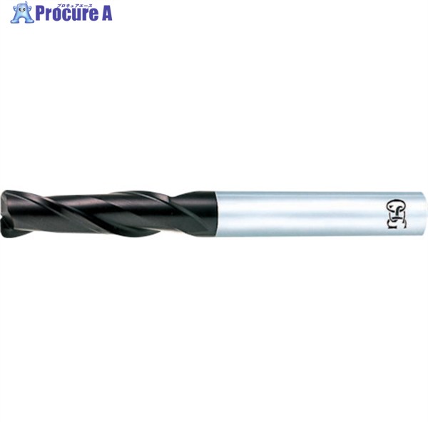 OSG 超硬ラジアスエンドミル FXコート2刃 ロング コーナー半径1mm 刃径6mm 8523645 FX-CR-MG-EDL-6XR1(8523645) 1本 ▼690-2634 ●YA513