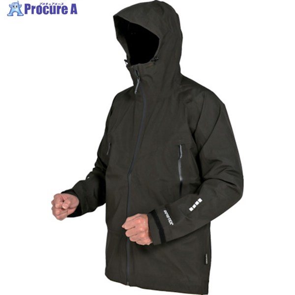TRUSCO ゴアテックスワークレインウェア ブラック L GXPW-L-BK 1着 ▼161-1429