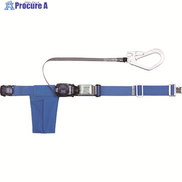 TRUSCO 巻取式 胴ベルト型墜落制止用器具 幅50mmX長さ1200mm ブルー GR-OT593A-B 1本 ▼161-5691 |プロキュアエース