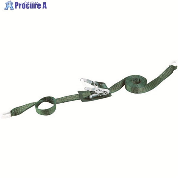 TRUSCO 強力型ベルト荷締機 SUS金具 50mm幅 1000kgアイタイプ GX50S-1000R 1台 ▼227-8154