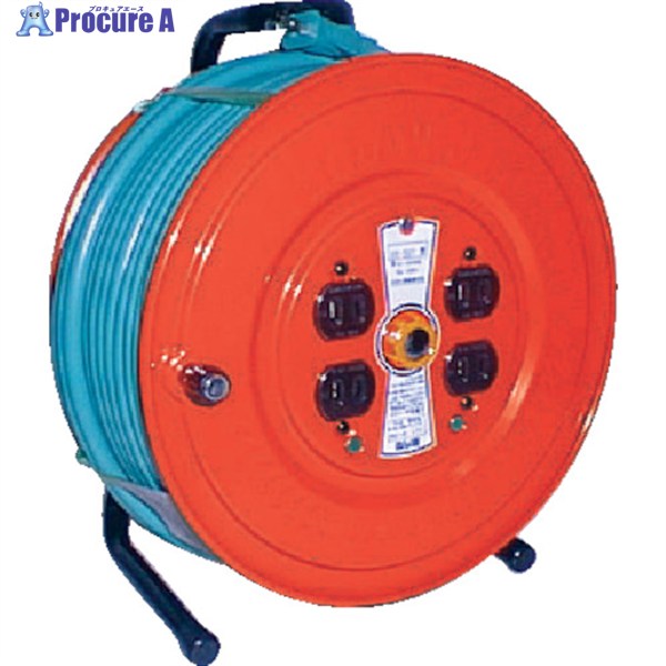 TRUSCO ソフトケーブルコードリール 50m GS-50T (50M) 1台 ▼228-9253