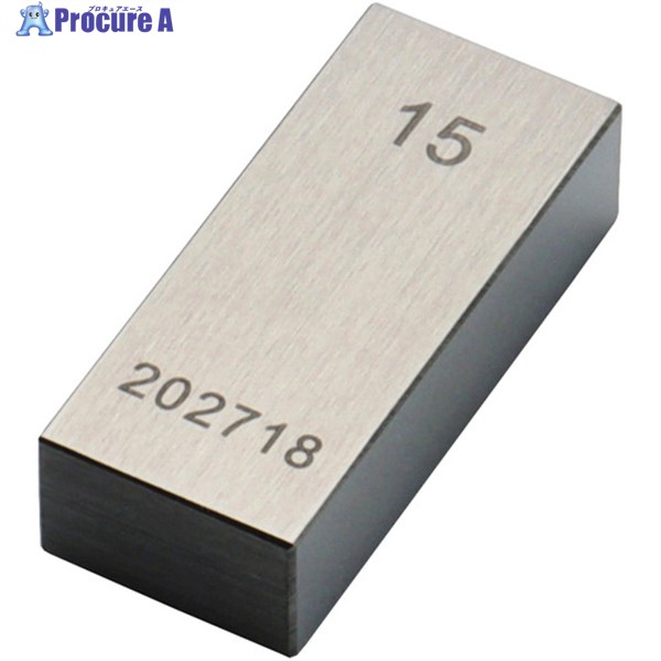 SK 鋼ブロックゲージ 1級相当品 15.00mm GB1-1500 1個 ▼237-3457