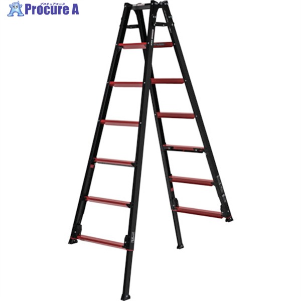 アルインコ 伸縮脚付はしご兼用脚立 GAUDI-X(ガウディ)210CM 最大使用質量100KG GUD210X 1台 ◇▼561-2469 ※車上渡し※個人宅様送り不可