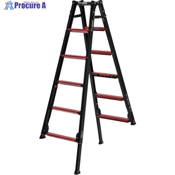 アルインコ 伸縮脚付はしご兼用脚立 GAUDI-X(ガウディ)180CM 最大使用質量100KG GUD180X 1台 ◇▼561-2478 ※個人宅様送り不可|プロキュアエース
