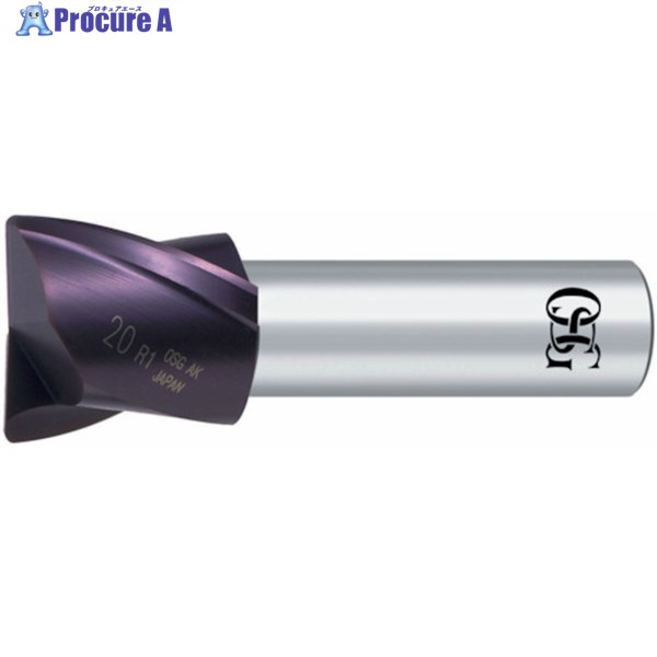 OSG 超硬ラジアスエンドミル GXコート2刃 コーナー半径1mm 刃径16mm 3001165 GX-CR-EDS-SF-16XR1(3001165) 1本 ▼692-2252 ●YA513