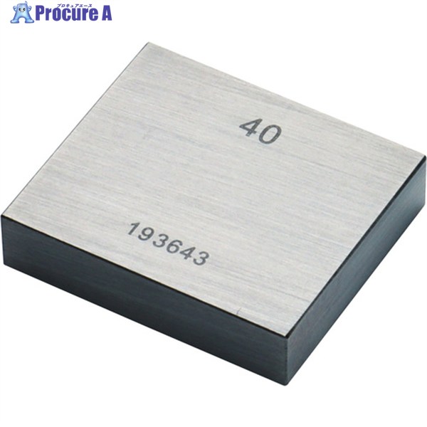 SK 鋼ブロックゲージ 1級相当品 40.00mm GB1-4000 1個 ▼833-8084