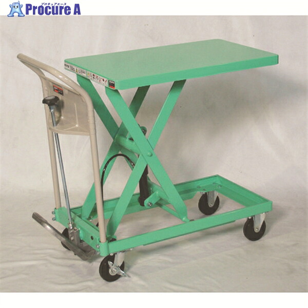 TRUSCO ハンドリフター 150kg 400X720 グリーン HLFA-S150G 1台 ◇▼115-7831 ※車上渡し