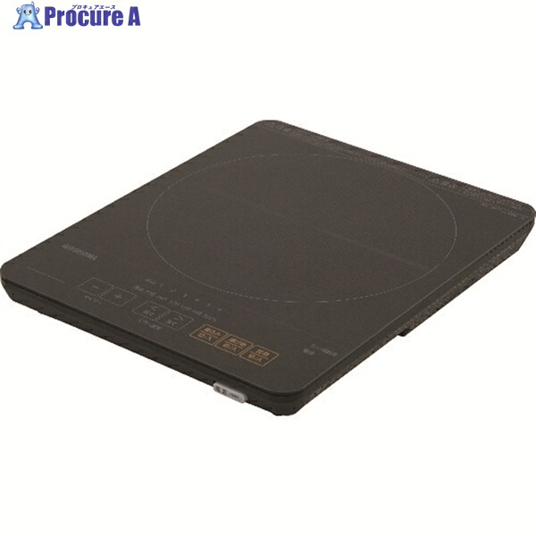 IRIS 572264 薄型IHクッキングヒーター1400W IHC-T43-B 1台 ▼146-3287