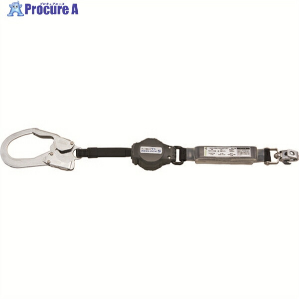 タイタン リーロック‐S ロック装置付巻取器 タイプ1ランヤード シングル (墜落制止用器具) HL-M 1本 ▼160-5564 12,296円
